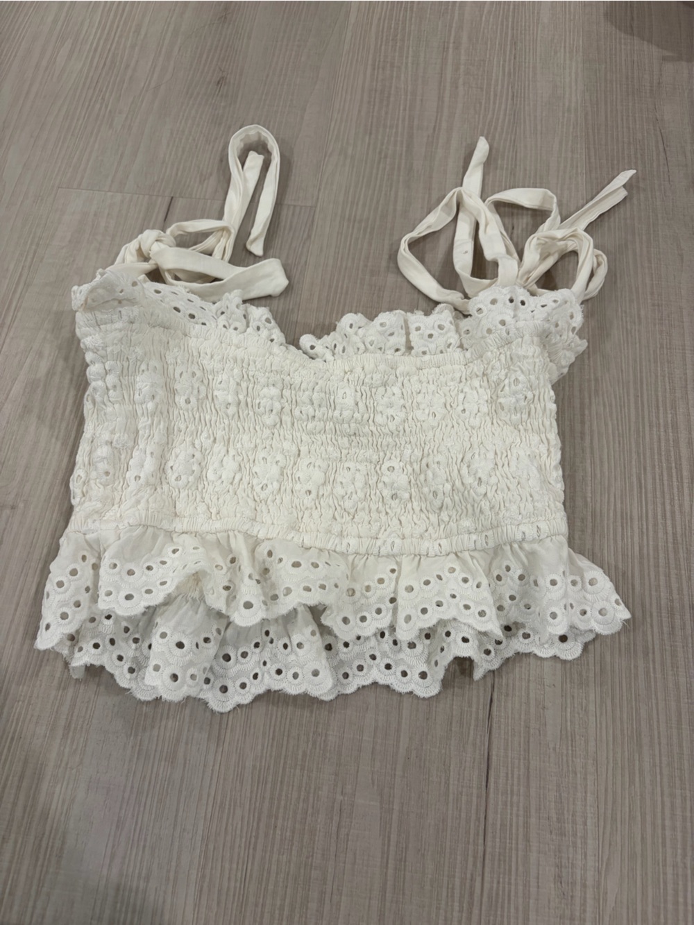 Gab & Kate women’s adjustable Ruffle Top
